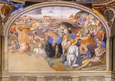 Crossing of the Red Sea Bronzino